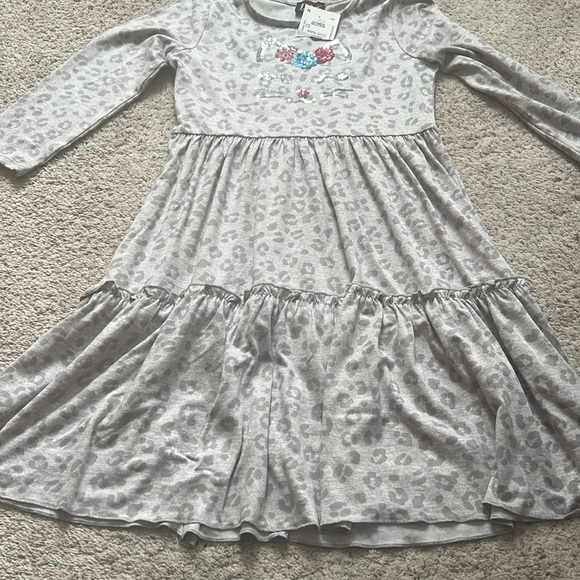 Girls Cheetah Dress - 6x - Picture 3 of 6